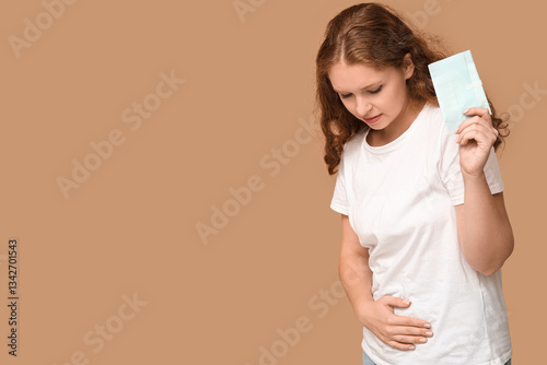 Beautiful young woman with ...