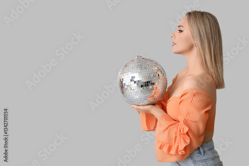 Beautiful young woman with ...