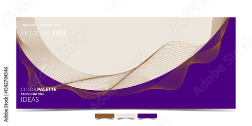 BACKGROUND 494 COLOR COMBINATION WITH ROYAL VICTORIAN AND MEDIEVAL NUANCES