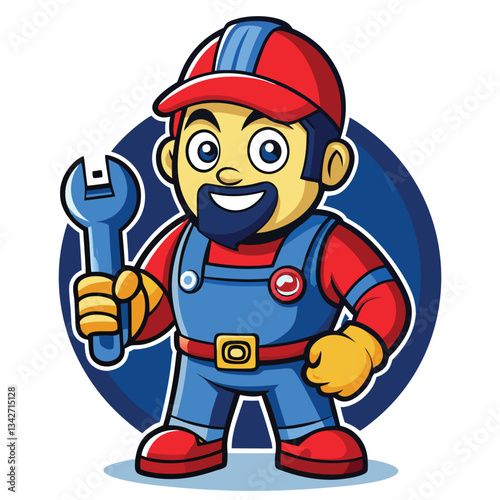 The Mascot Mechanic: A Wrench-Wielding Mastermind in Automotive Repair