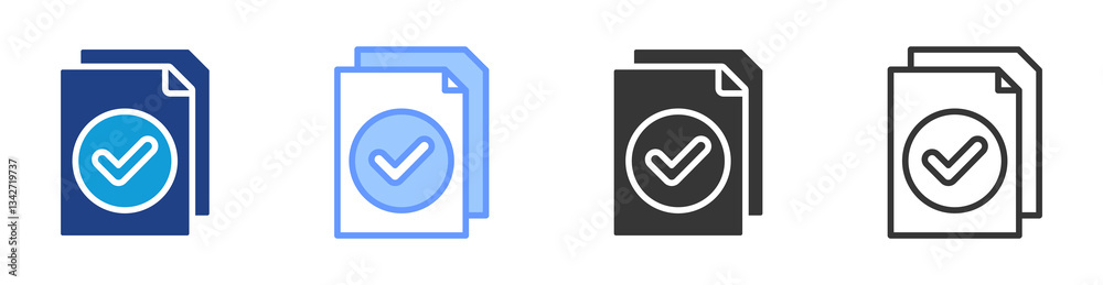 Validation icon set multiple style collection Validation icon set multiple style collection