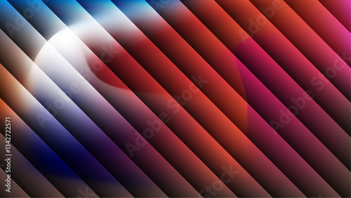 Colorful Fractal Glass Gradient Textures