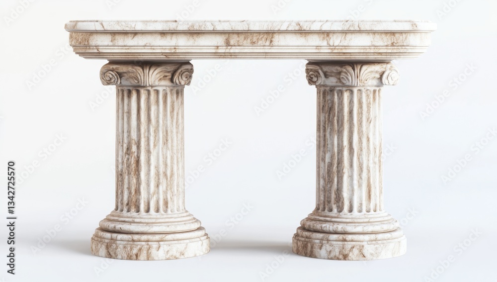Fototapeta premium Classic marble pedestal table