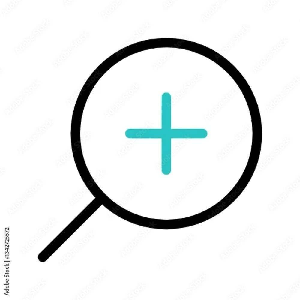 Zoom In Plus Icon Magnifying Glass with Plus Sign for Enlargement and Enhancement Zoom In Plus Icon Magnifying Glass with Plus Sign for Enlargement and Enhancement