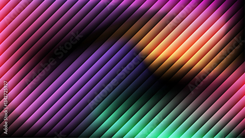 Colorful Fractal Glass Gradient Textures