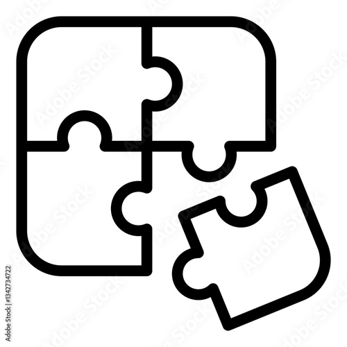 Interlocked puzzle pieces representing teamwork and strategy