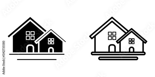Home icon on white background