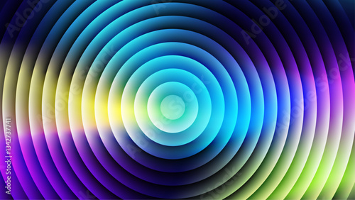 Colorful Fractal Glass Gradient Textures