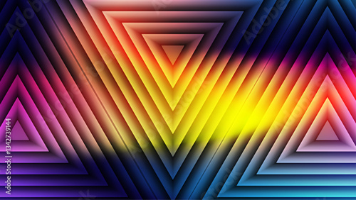 Colorful Fractal Glass Gradient Textures