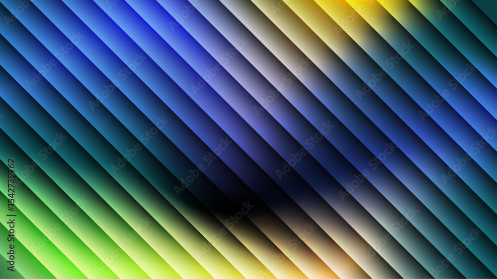 Obraz premium Fractal Glass Gradient Textures