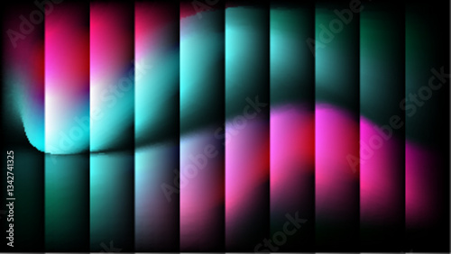 Colorful Fractal Glass Gradient Textures