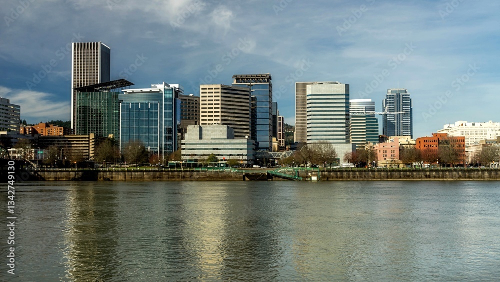 Fototapeta premium Downtown Portland City View, Oregon
