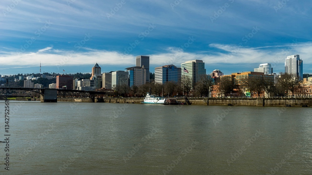 Fototapeta premium Downtown Portland City View, Oregon