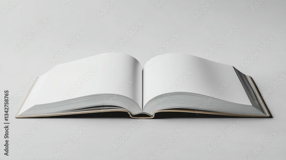 Blank Book, Open Pages, Reading, Literature Blank Book, Open Pages, Reading, Literature