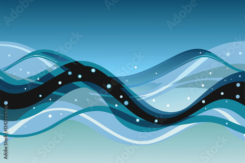 Generate an abstract, dynamic energy wave pattern visualizing the essence of "Clea," conveying power and fluidity.  Use vibrant, contrasting colors.