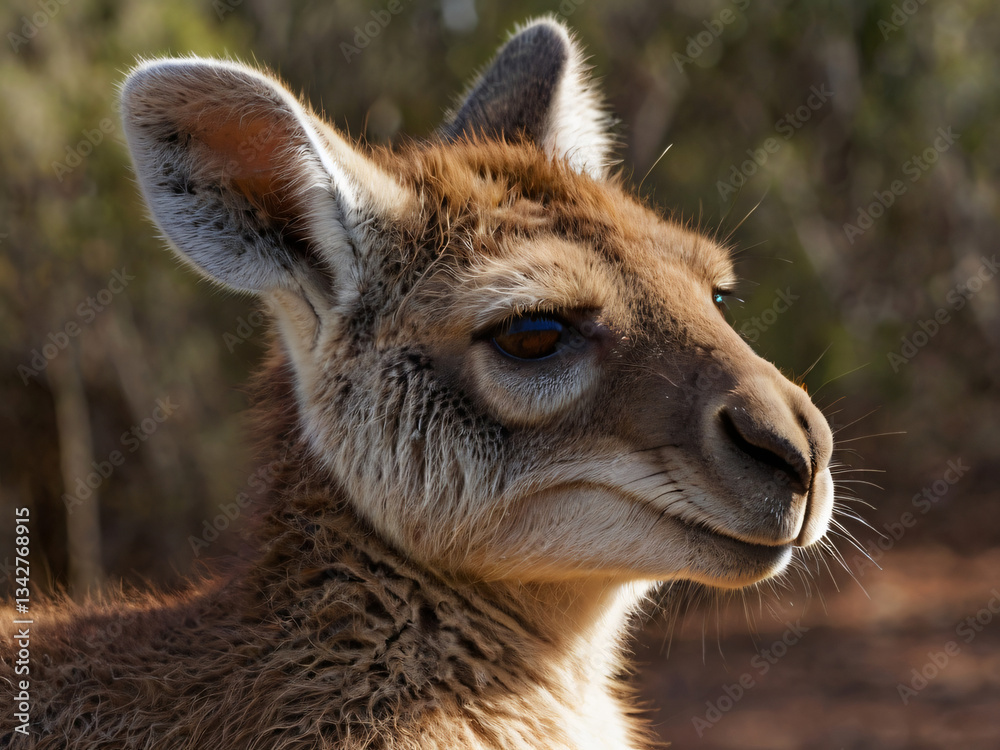 a young kangaroo a young kangaroo