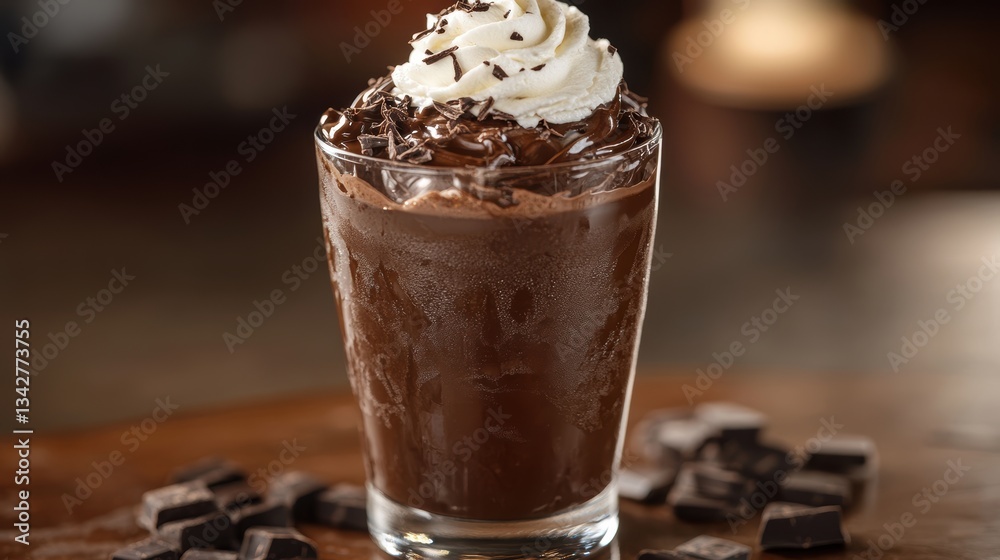 A decadent concoction of dark chocolate muddled with vodka, topped with a dollop of whipped cream, a symphony of flavors and aromas. A decadent concoction of dark chocolate muddled with vodka, topped with a dollop of whipped cream, a symphony of flavors and aromas.