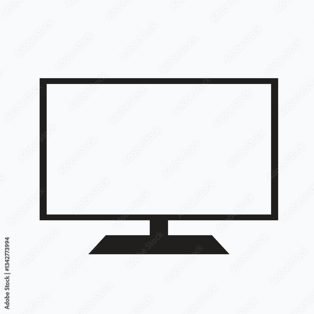 television silhoutte vector design illustration television silhoutte vector design illustration