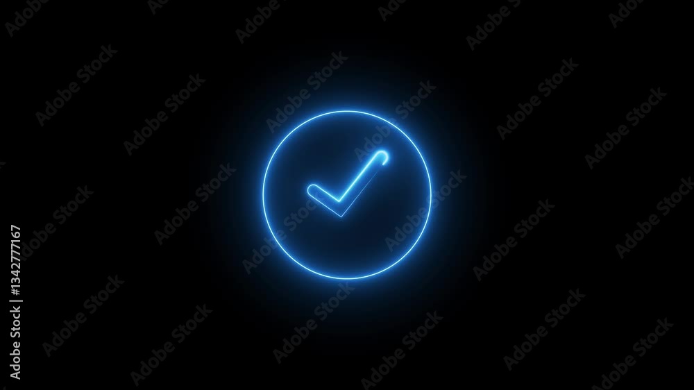 Animated check mark symbol. Successful verified tick mark. Animated check mark symbol. Successful verified tick mark.