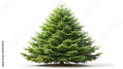 Weeping Spruce Tree Panoramic Photography - High-Resolution Evergreen Image photo