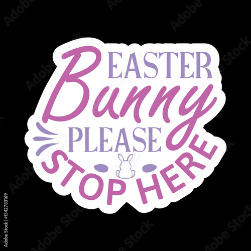 easter bunny please stop here