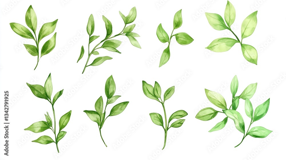 Fresh Thyme Herb Closeup, Natural Green Leaf Collection for Healthy Cooking Fresh Thyme Herb Closeup, Natural Green Leaf Collection for Healthy Cooking