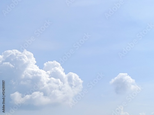 Picture of blue sky with white clouds.