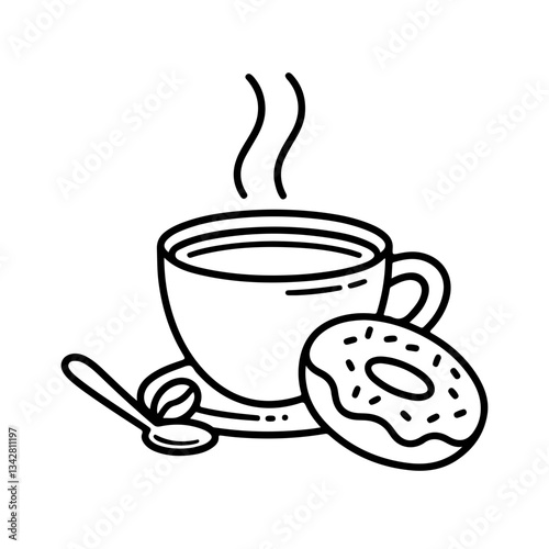 Coffee and Donut