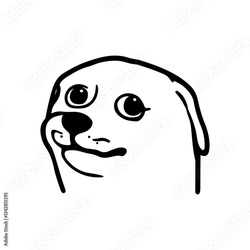 Funny Dog Meme Face