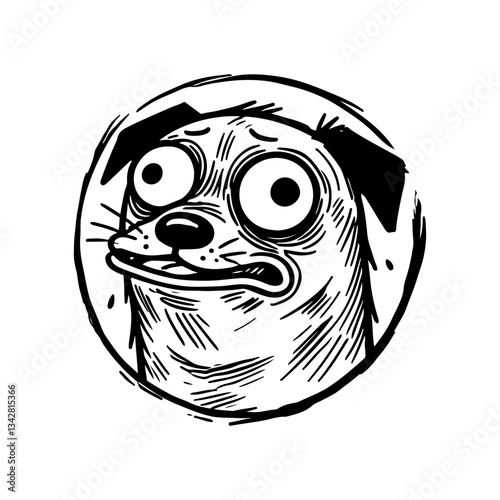 Funny Dog Meme Face