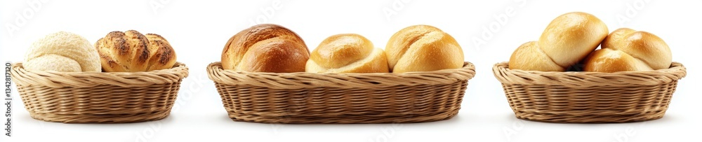 Assorted Baked Goods in Baskets Assorted Baked Goods in Baskets