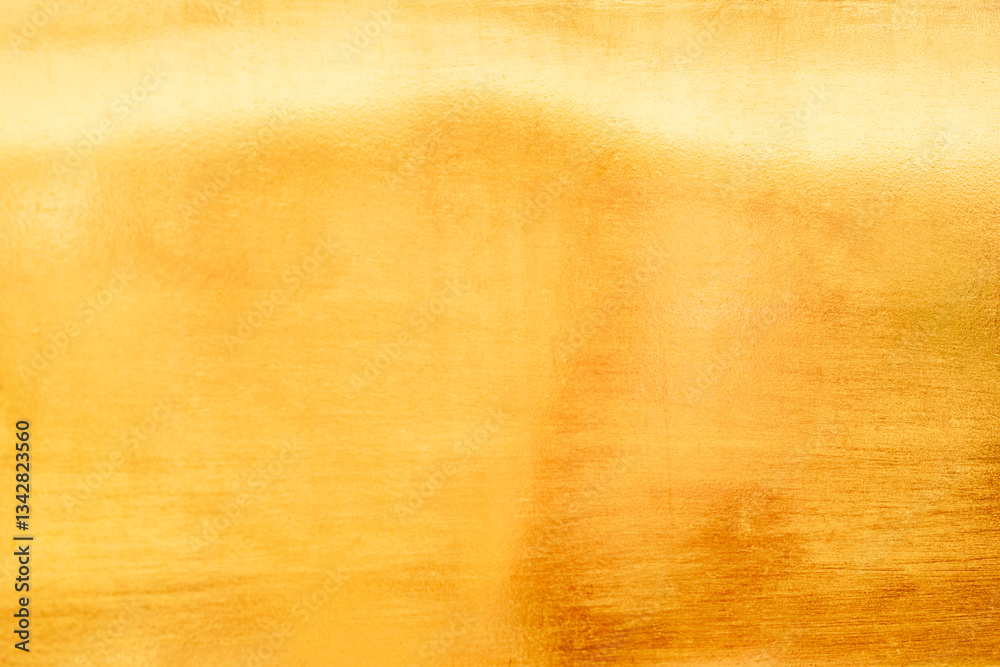 Gold abstract background or texture and gradients shadow horizontal shape