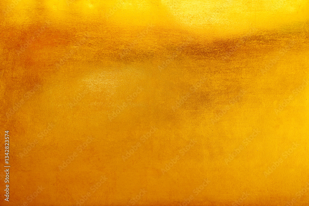 Gold abstract background or texture and gradients shadow horizontal shape