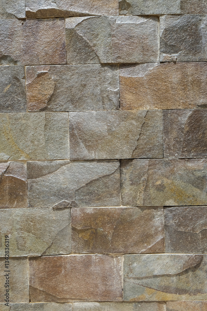 Fototapeta premium Natural stone wall abstract pattern and texture background. For graphic design, 3D rendering and banner background