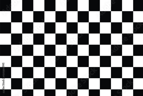 Transparent grid seamless pattern background. Grey and white checkboard background. Abstract checkered chessboard. Vector element. Trippy checkerboard background. Retro psychedelic checkered wallpaper