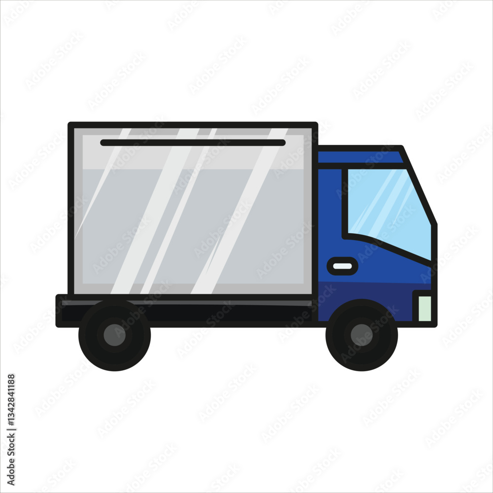 Cargo Truck Delivery Vehicle Land Transportation Cargo Truck Delivery Vehicle Land Transportation