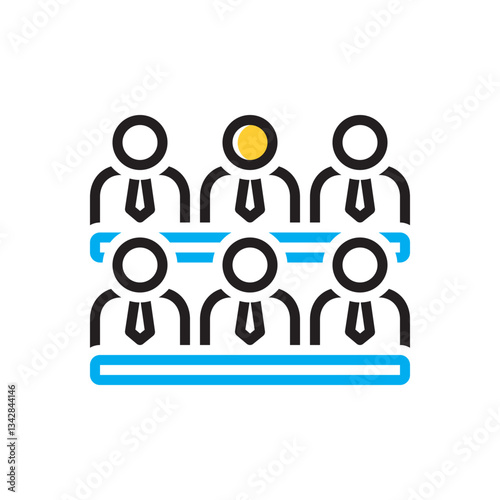 Multi color icon for cabinet