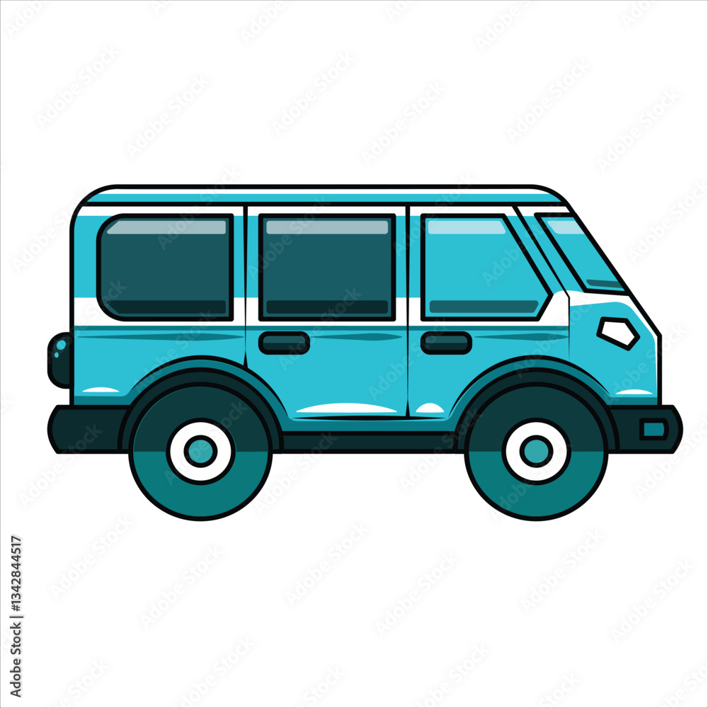 Van Cargo Transport Vehicle Land Transportation Van Cargo Transport Vehicle Land Transportation