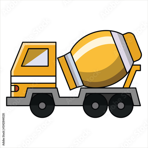 Cement Mixer Truck Construction Vehicle Land Transportation