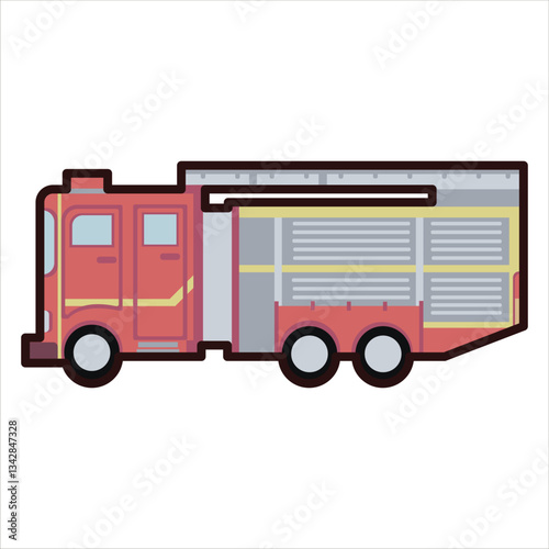 Firetruck Emergency Fire Engine Land Transportation