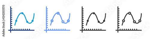 Efficiency icon set multiple style collection