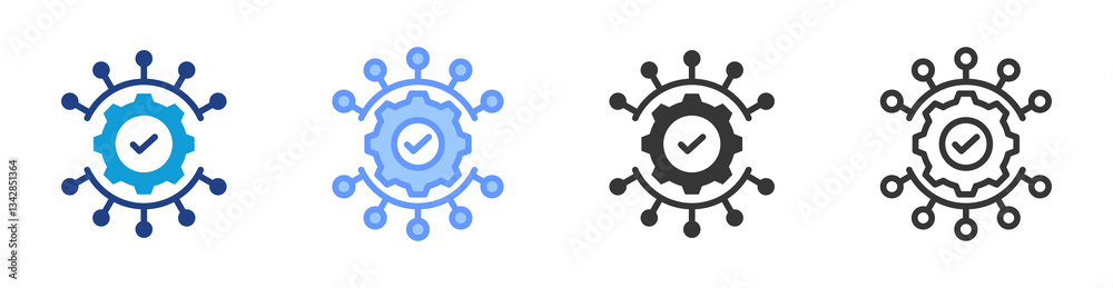 Data Preparation icon set multiple style collection Data Preparation icon set multiple style collection