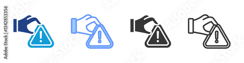 Risk Taking icon set multiple style collection