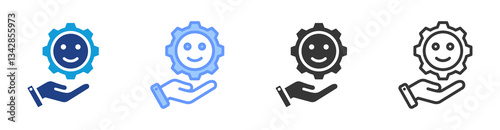 Facilitate icon set multiple style collection
