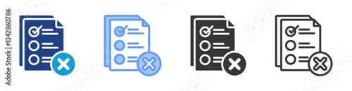 Unfinished icon set multiple style collection