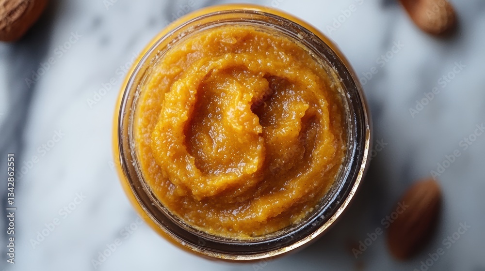 A smooth, creamy, golden-hued spread, made from roasted peanuts and a touch of sweetness, perfect for sandwiches, toast, and baked goods. A smooth, creamy, golden-hued spread, made from roasted peanuts and a touch of sweetness, perfect for sandwiches, toast, and baked goods.