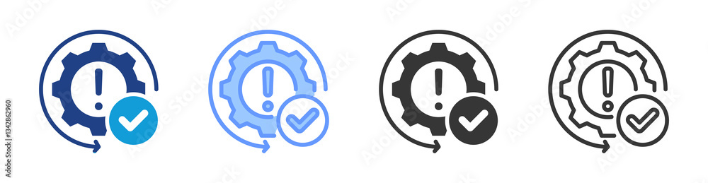 Fault Isolation icon set multiple style collection Fault Isolation icon set multiple style collection