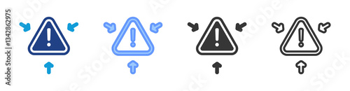 Failure Mode icon set multiple style collection