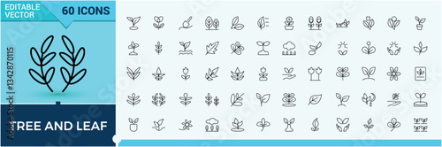 Planting icon. Contain linear sign gardening, garden, environment, eco, nature, grow, plant and more. Thin linear style icons. Ecology line icon. Editable vector art and illustration.