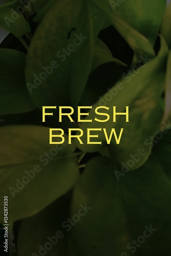 Text style effect for t-shirt design and coffee shop banner